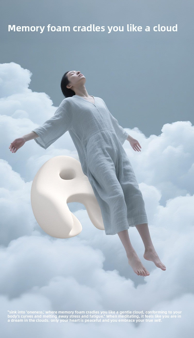 zensoullab Meditation Cushion Meditation Yoga Mat Leg Cushion Floor Cushion Long Sitting Non-Collapsing Sofa Reading Leisure Cushion