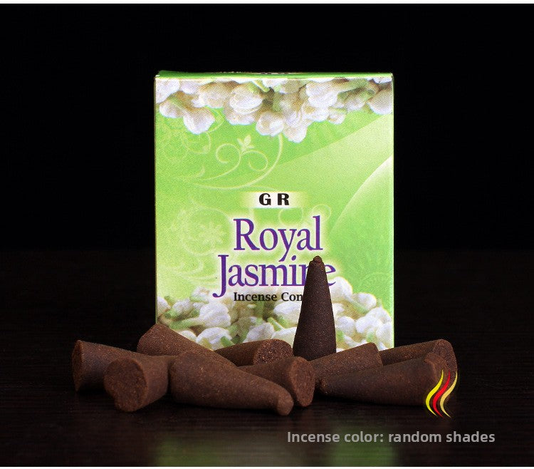 zensoullab Indian Incense Jasmine Large Box Royal Jasmine Original Imported Handmade Aromatherapy Incense Cones 407