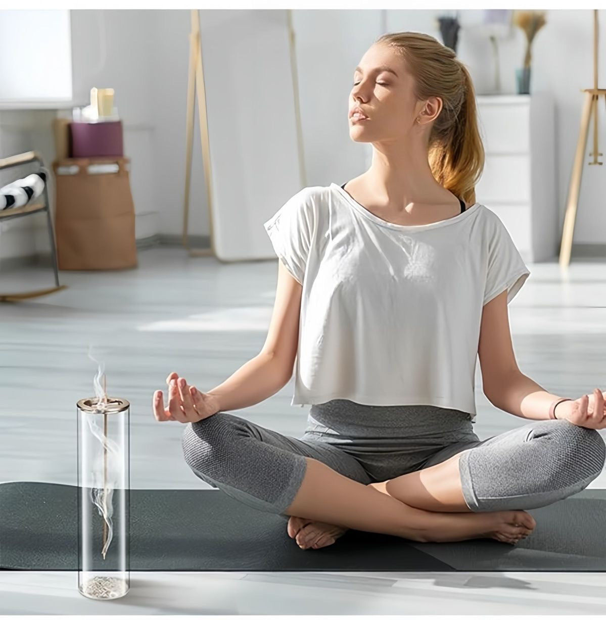 zensoullab Glass Hanging Incense Burner