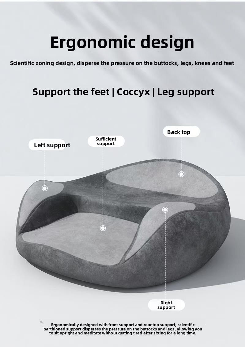 zensoullab Meditation Cushion Yoga Meditation Zen Meditation Meditation Worship Cushion Memory Foam Long Sitting Non-Collapsing Lazy Cushion Ergonomic Cushion