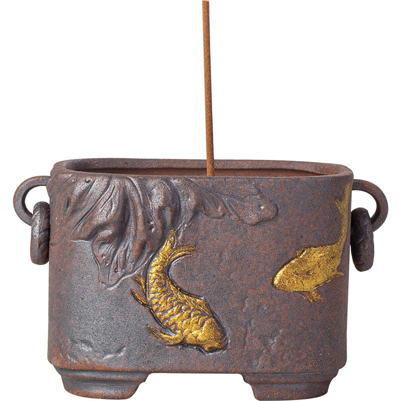 Zensoullab Zen Chinese Ancient Fragrance Incense Inserted Incense Burner Creative Home Living Room Desktop Tea Room Space Desktop Decoration Incense Burner