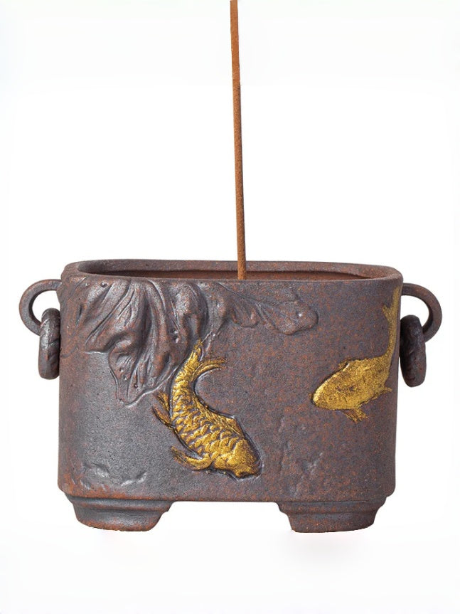 Zensoullab Zen Chinese Ancient Fragrance Incense Inserted Incense Burner Creative Home Living Room Desktop Tea Room Space Desktop Decoration Incense Burner