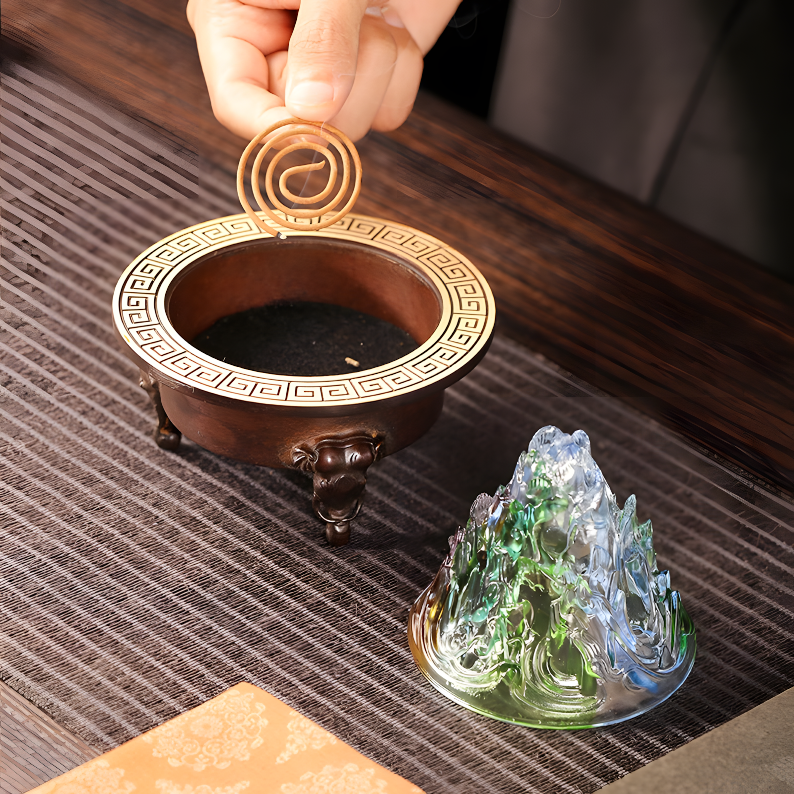 Zensoullab《Mountain of Clarity》 | Meditation Incense Burner