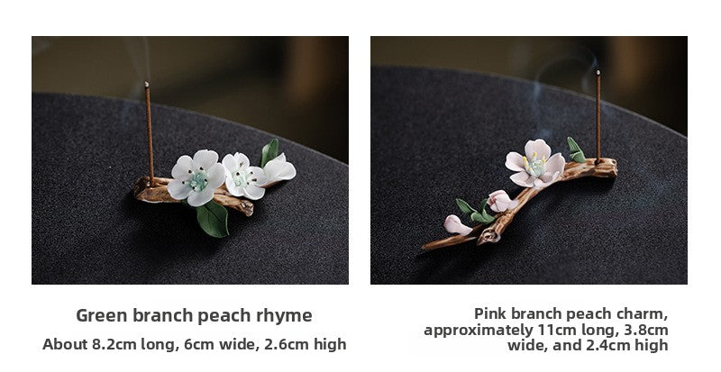 zensoullab Ceramic Flower Incense Holder