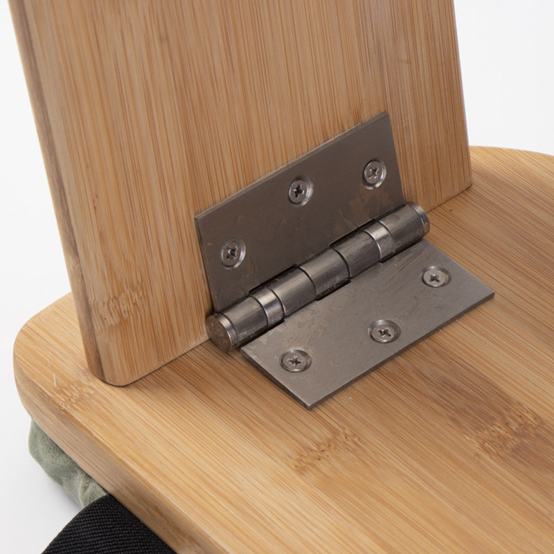 zensoullab Wooden Yoga Stool Kneeling Stool Soft Exercise Sitting Stool Multi-color Foldable Yoga Meditation Stool