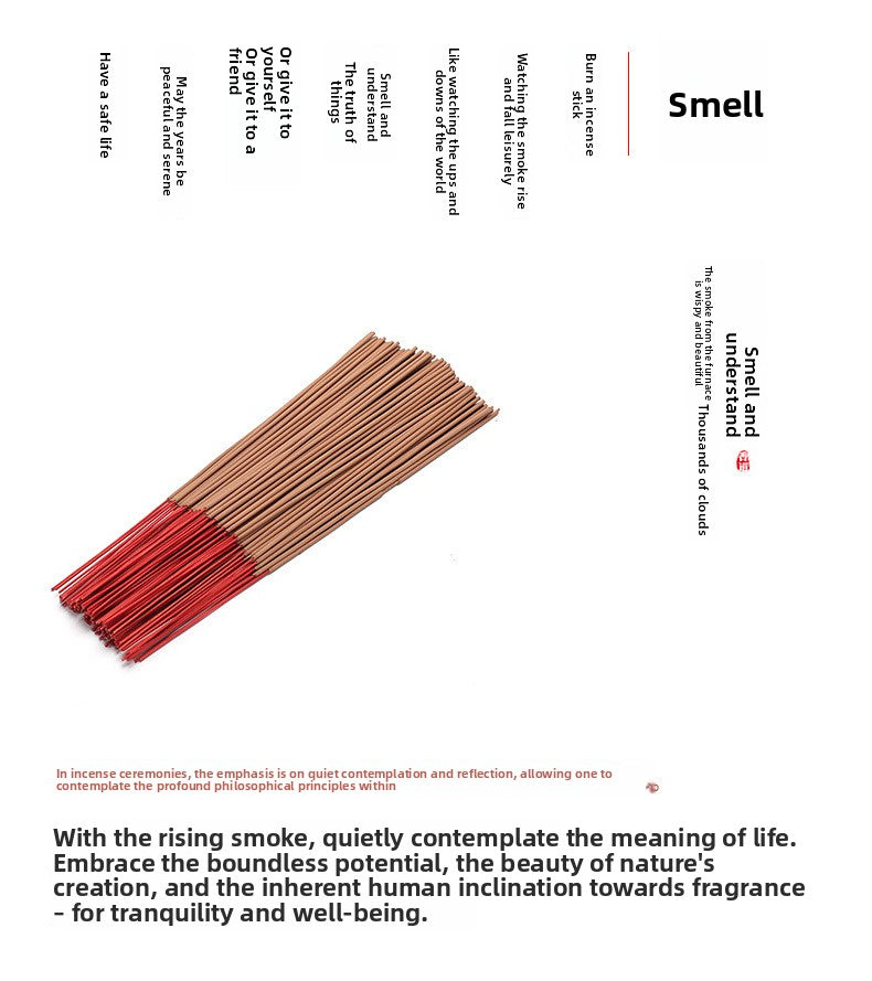 zensoullab Bamboo Stick Goodbye Natural Sandalwood Incense Offering Incense Indoor Study Office Aromatherapy Support Dropshipping