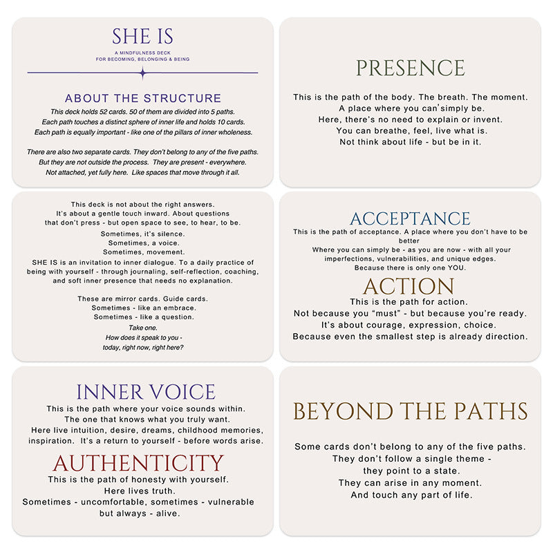 zensoullab 52 Cards of Spiritual Healing Positive Mindfulness Affirmation Cards Self-Care Emotional Cards