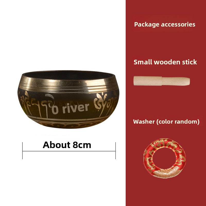 Zensoullab Nepal Buddha Bowl Van Gogh Bowl Yoga Meditation Buddha Copper Bowl Xizang Himalaya Bowl Singing Bowl Hot Sale Direct Supply
