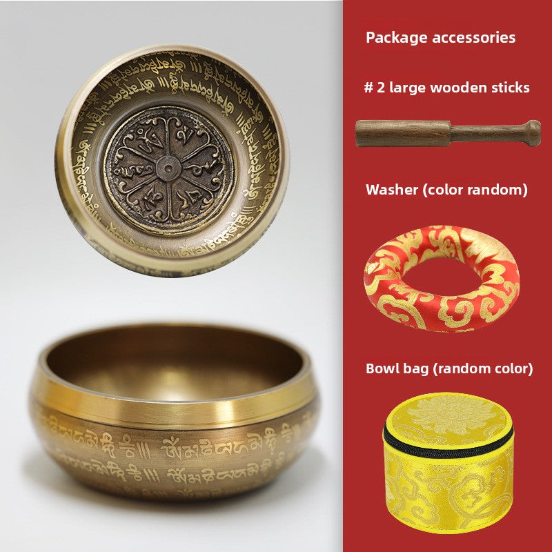 zensoullab Nepal Handmade Singing Bowl Buddha Sound Bowl Yoga Healing Meditation Bowl Tibetan Singing Bowl Buddha Sound Bowl Buddhist Supplies