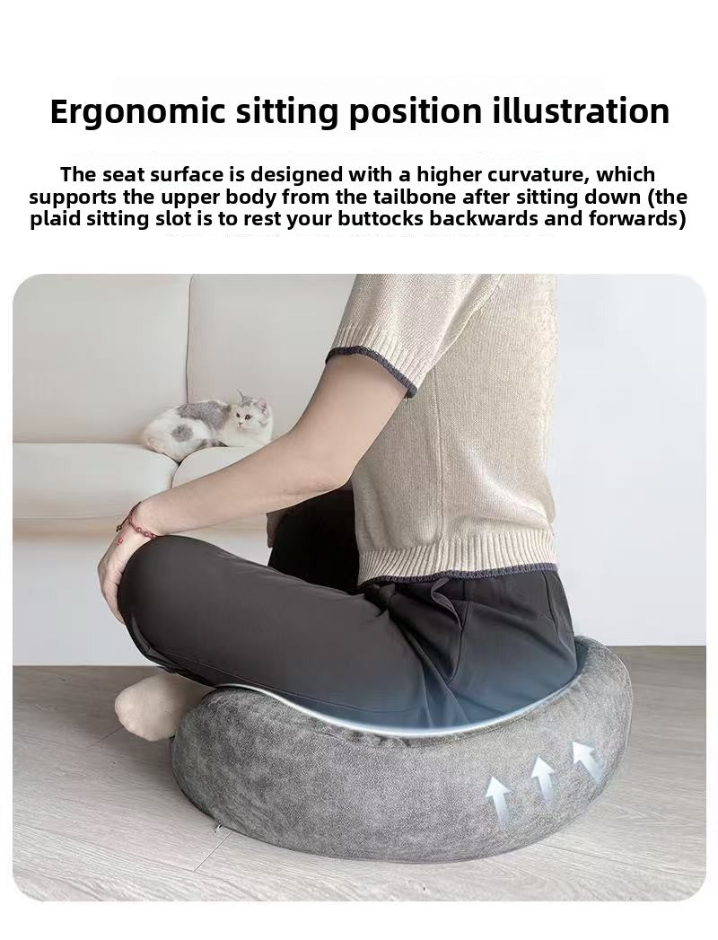 zensoullab Meditation Cushion Yoga Meditation Zen Meditation Meditation Worship Cushion Memory Foam Long Sitting Non-Collapsing Lazy Cushion Ergonomic Cushion