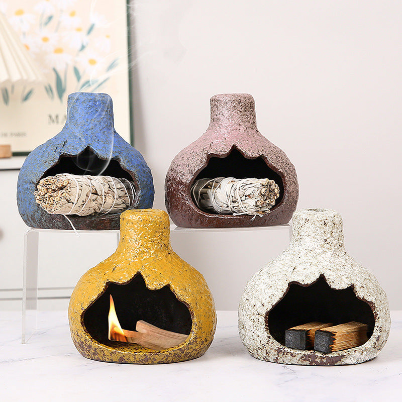 zensoullabins Ceramic Aromatherapy Fireplace