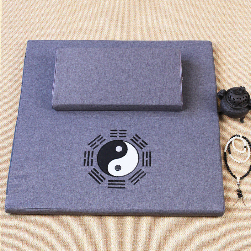Zensoullab Meditation Cushion Meditation Cushion Coconut Palm Folding Meditation Static Cushion Home Kneeling Buddha Worship Thickened Plate Cushion Upper Cushion