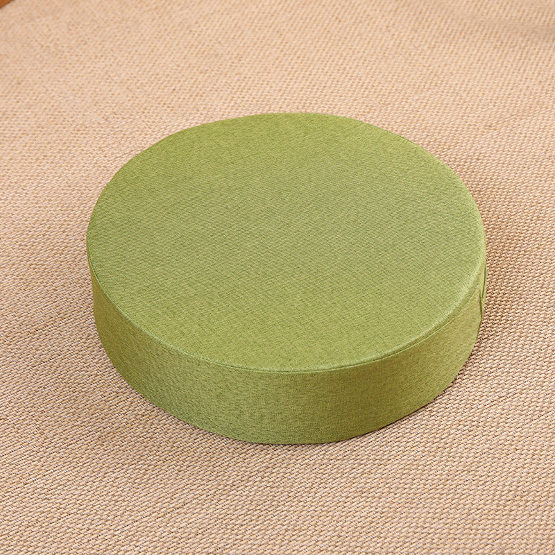Zensoullab Japanese Style Tatami Mat Futon Cushion Thickened Stool Removable and Washable Window Cushion round Meditation Cushion Meditation Pray Cushion