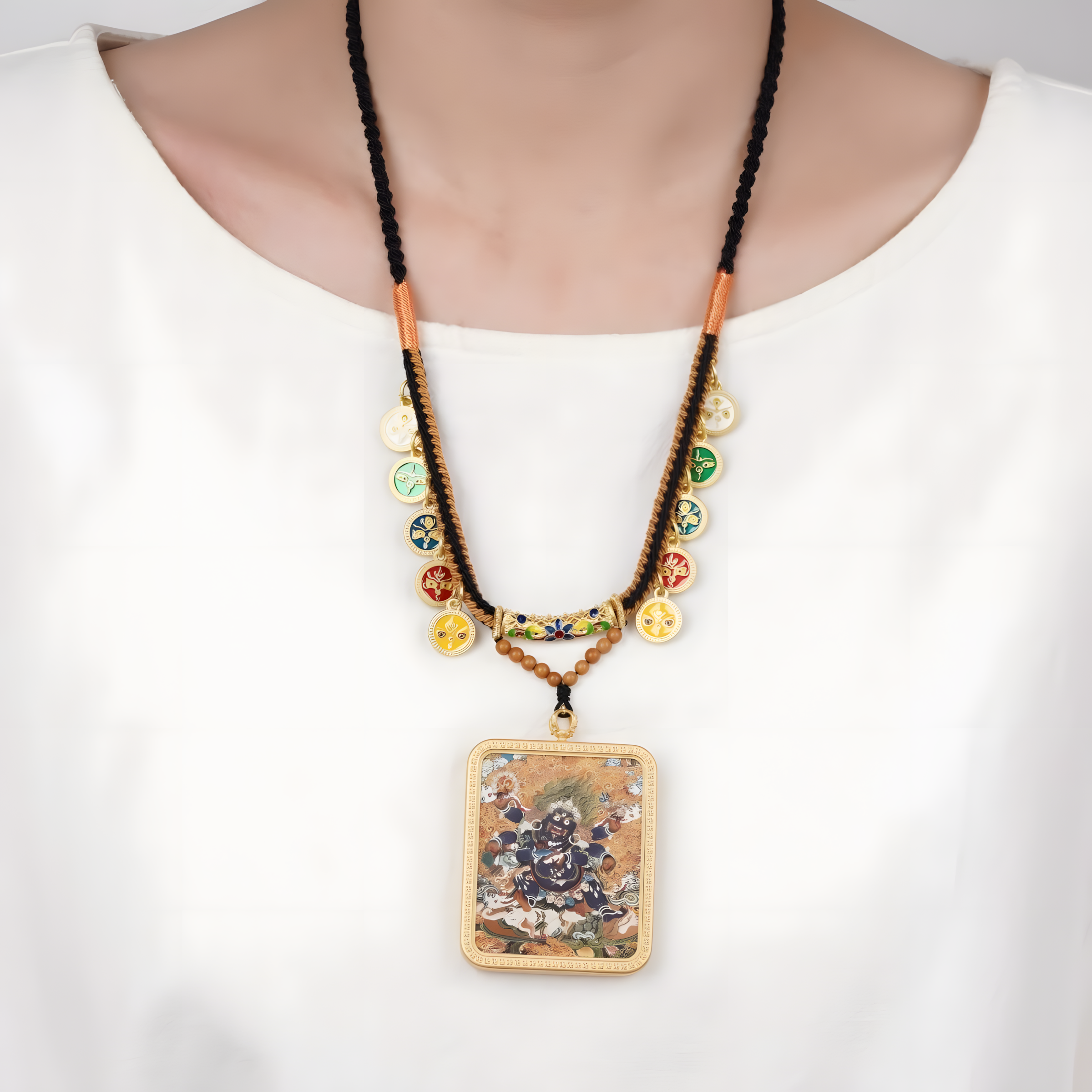 Zensoullab｜Guardian Tassel Amulet Necklace