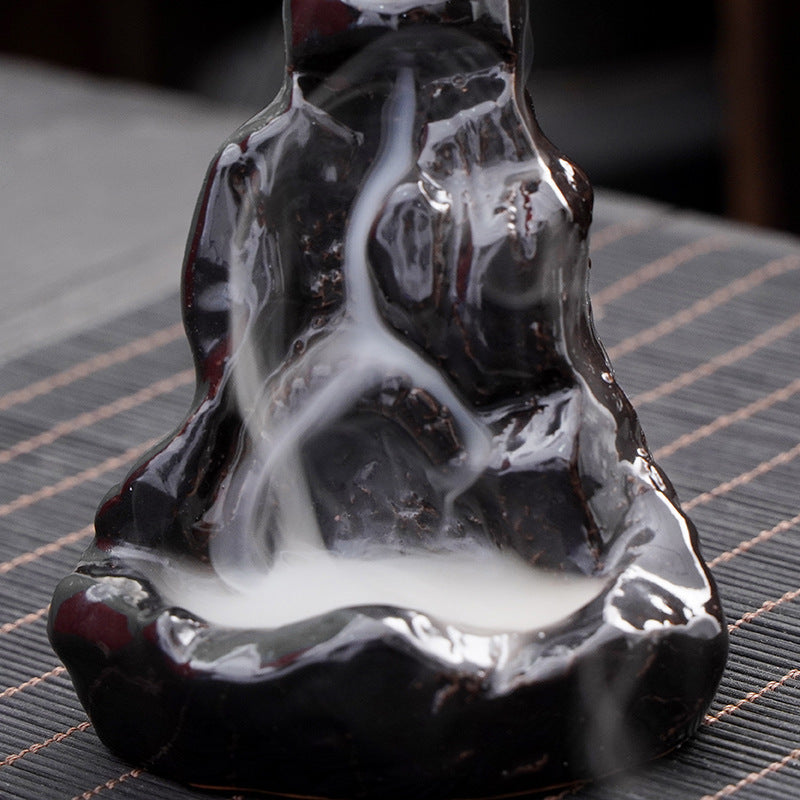 zensoullab Ceramic Backflow Incense Burner Creative Home Office Incense Decoration Incense Burner Direct Supply One Piece Supply