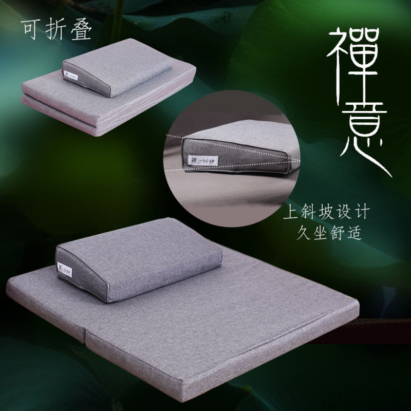 Zensoullab Meditation Cushion Meditation Cushion Coconut Palm Folding Meditation Static Cushion Home Kneeling Buddha Worship Thickened Plate Cushion Upper Cushion