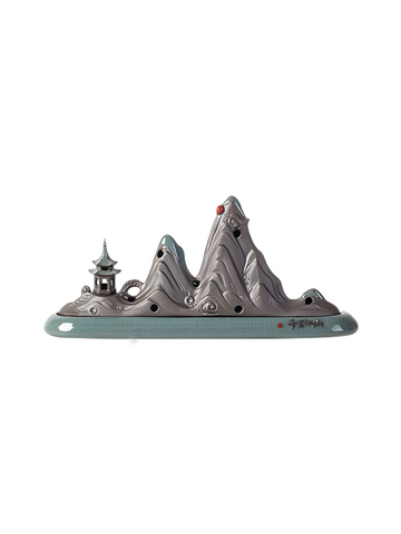 Zensoullab “Eternal Mountains” Ceramic Incense Burner | Zen Meditation & Mindfulness Decor