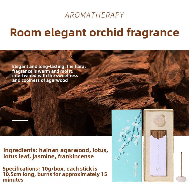 zensoullab Incense Sticks Agarwood Sandalwood Incense New Chinese Style Portable Gift Box Pocket Incense Home Aromatherapy