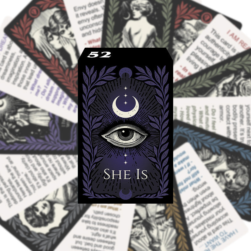 zensoullab 52 Cards of Spiritual Healing Positive Mindfulness Affirmation Cards Self-Care Emotional Cards