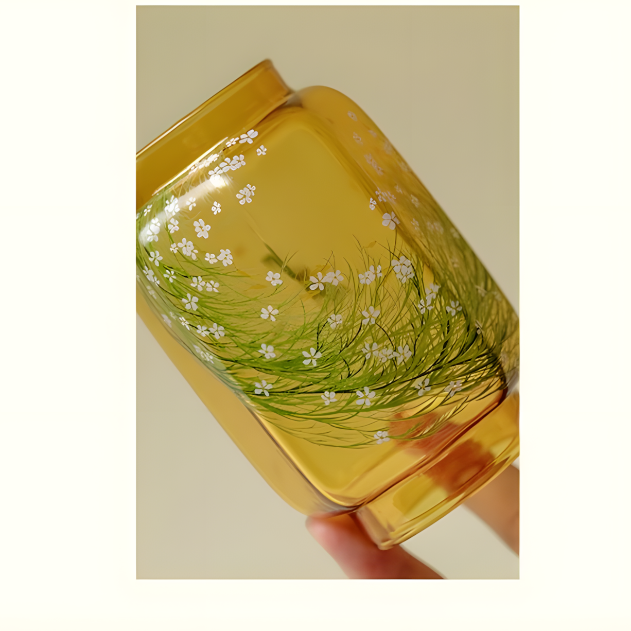zensoullab Serenity Meadow Oriental Candle Holder (3 Colors)｜Handcrafted Glass & Ceramic Lamp for Meditation