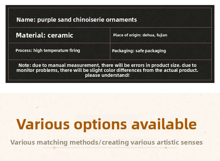 zensoullab Premium Purple Clay Little Monk Tea Pet Tea Tray Kung Fu Tea Set Accessories Little Shaolin Zen Style Chinese Home Decor