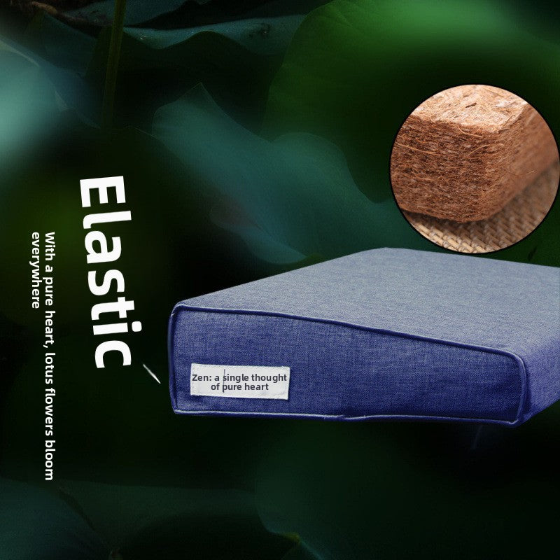 Zensoullab Meditation Cushion Meditation Cushion Coconut Palm Folding Meditation Static Cushion Home Kneeling Buddha Worship Thickened Plate Cushion Upper Cushion