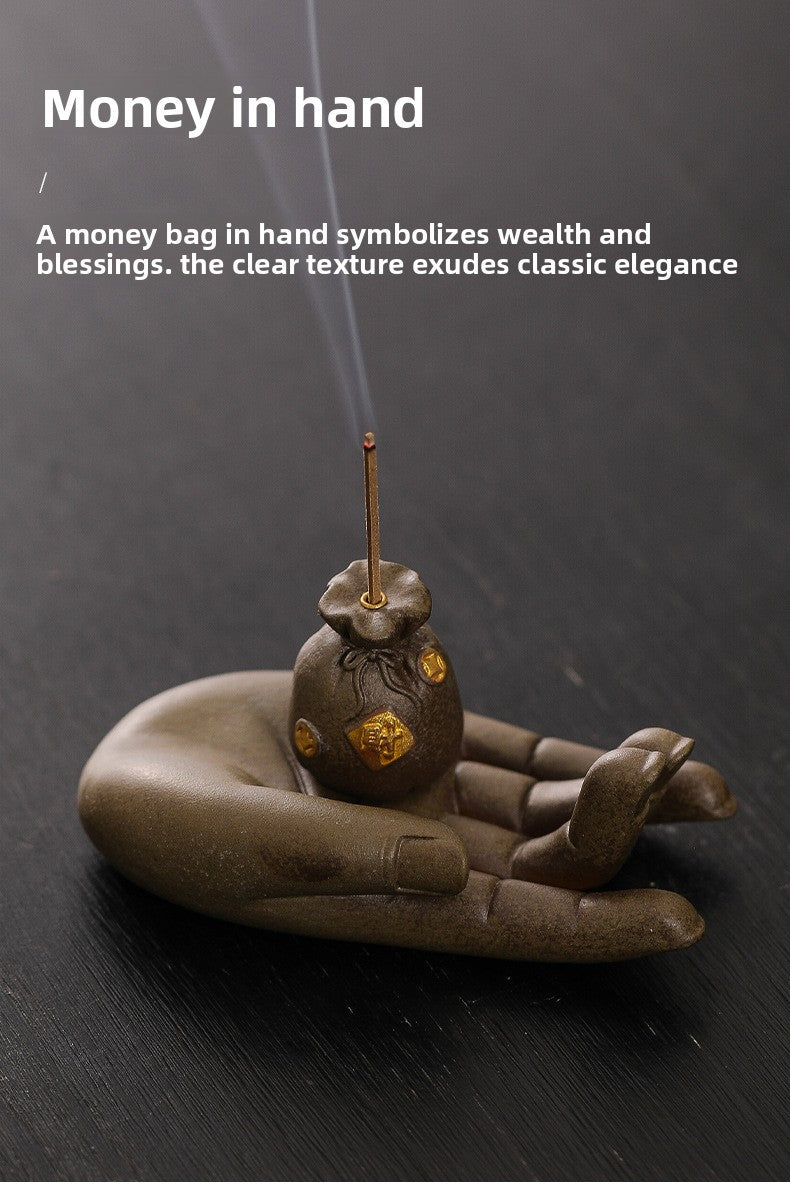 zensoullab Handheld Money Incense Burner