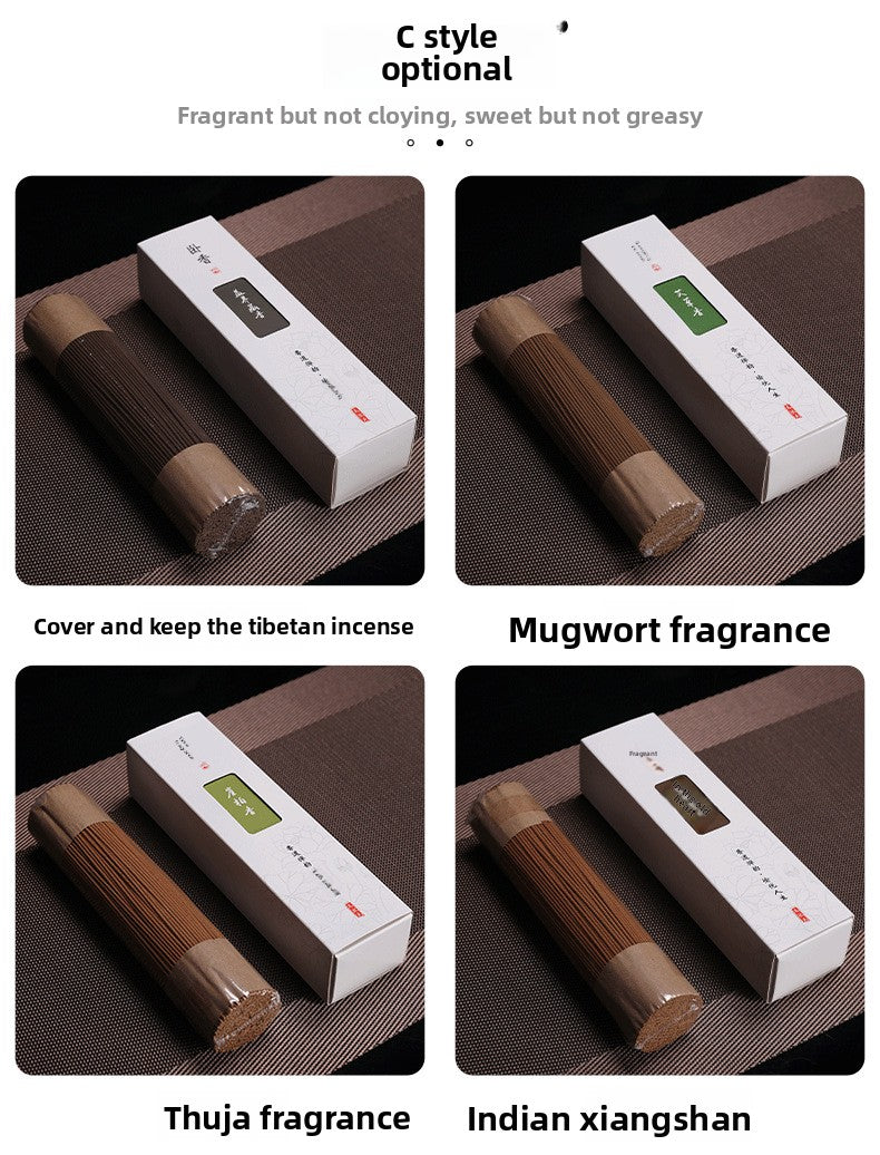 zensoullab New Spice 200g Boxed Incense Old Mountain Sandalwood Mugwort Incense Sandalwood Incense Buddha Incense