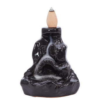 zensoullab Ceramic Backflow Incense Burner Creative Home Office Incense Decoration Incense Burner Direct Supply One Piece Supply