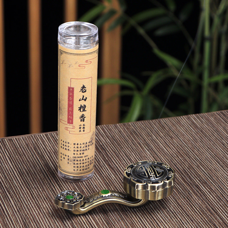 zensoullab Ruyi Auspicious Chinese Incense Burner Small Cloud Shape Non-Stick Incense Burner for Home Indoor Tea Ceremony Incense Desktop Mini Ornament