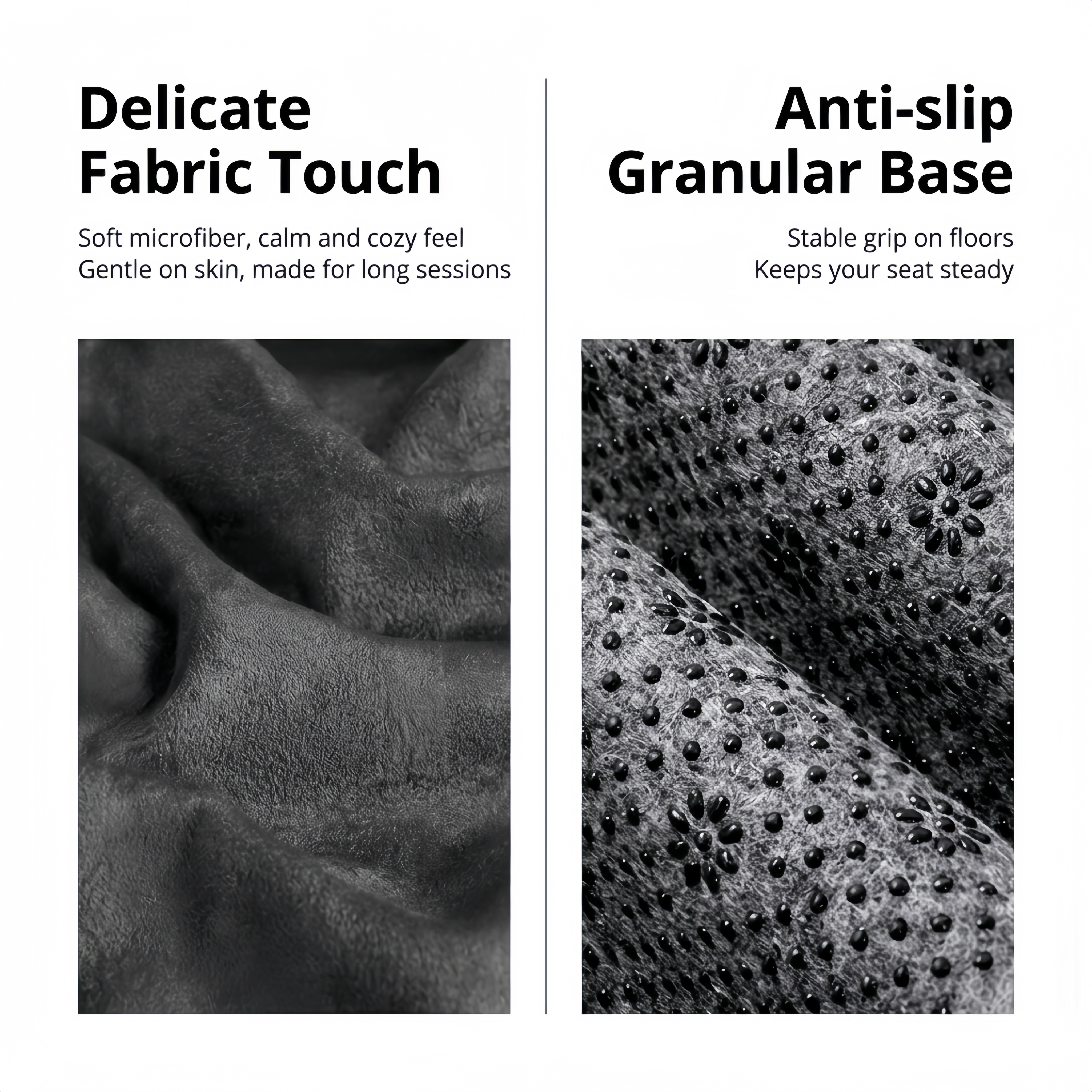 Zensoullab Ergonomic Meditation Cushion Floor Seat (Memory Foam) – 4 Colors