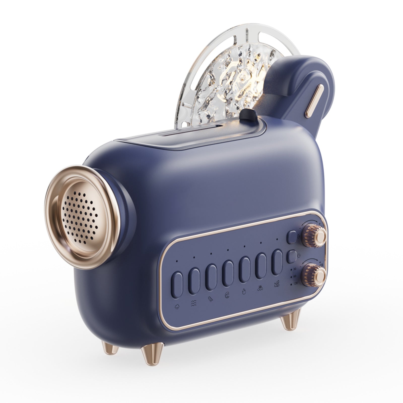 zensoullab New Product DIY White Noise Aromatherapy Machine Colorful Aurora Night Light Ultrasonic Essential Oil Bluetooth Speaker Humidifier