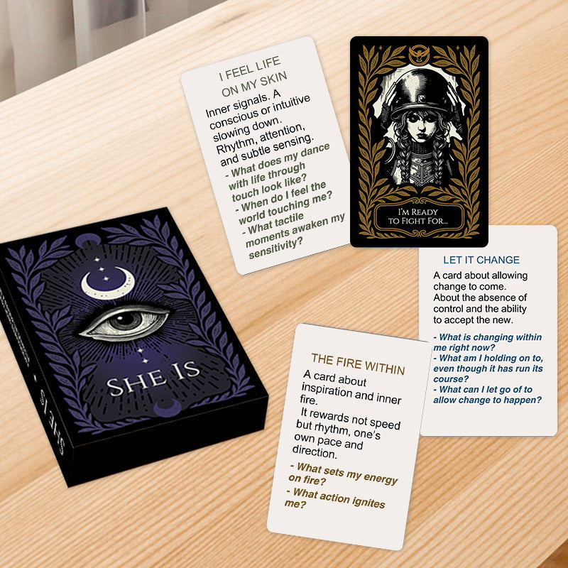 zensoullab 52 Cards of Spiritual Healing Positive Mindfulness Affirmation Cards Self-Care Emotional Cards