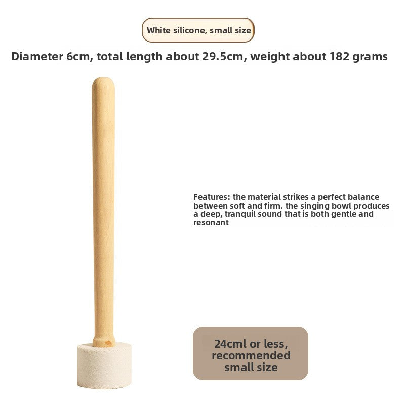 zensoullab Nepal Handmade Wool Felt Knocking Stick Tibetan Singing Bowl Mallet Sound Therapy Buddha Sound Bowl Accessories Buddha Sound Bowl Stick Hammer