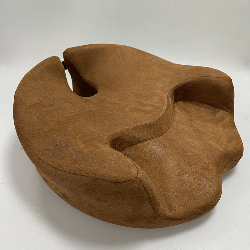 zensoullab Double Disc Memory Foam Cushion Yoga Long Sitting Non-Collapsing Removable Washable Meditation Cushion Meditation Seat Zen Meditation Cushion