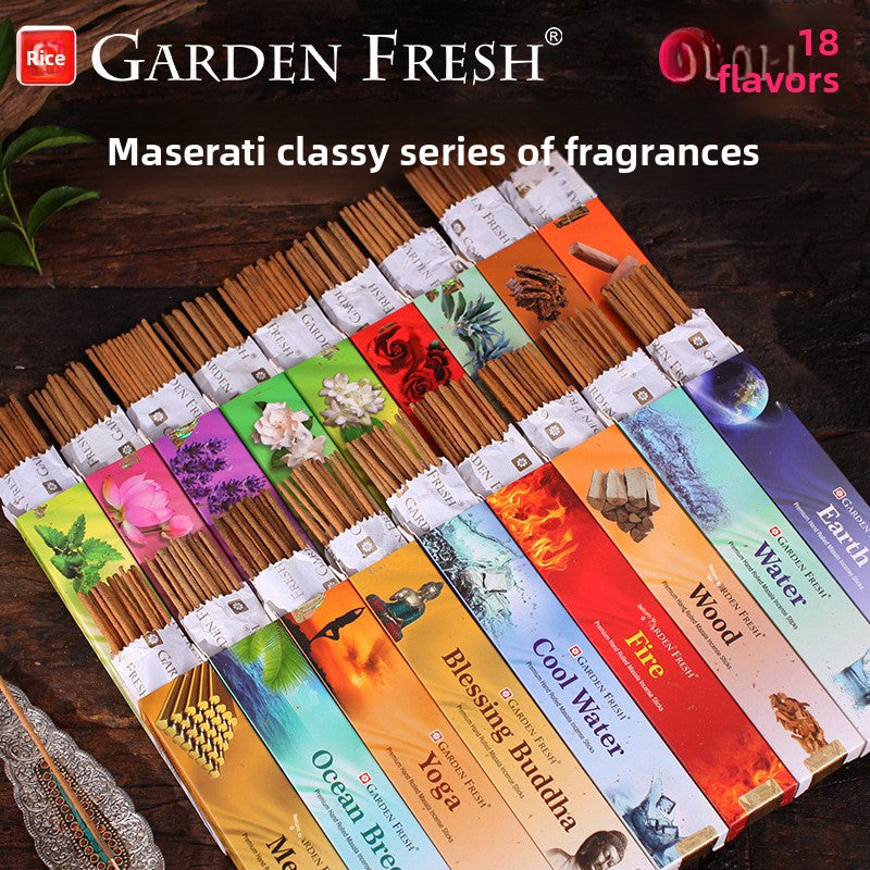 zensoullabGF Hot-Selling Indian Incense 18 Flavors Masala Handmade Sandalwood Agarwood Imported Aromatherapy Incense Stick Tibetan Incense