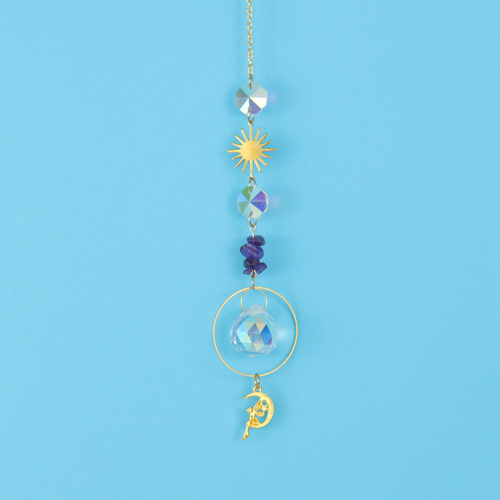 zensoullab Crystal Sun Catcher Crystal Pendant Light Hanging Garden Decoration Pendant Light Crystal Accessories