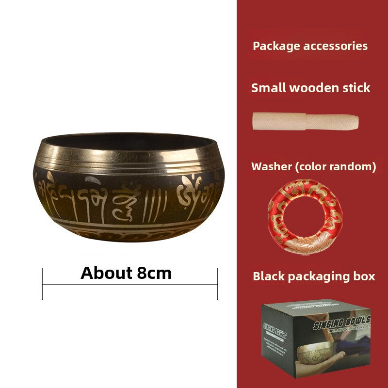 Zensoullab Nepal Buddha Bowl Van Gogh Bowl Yoga Meditation Buddha Copper Bowl Xizang Himalaya Bowl Singing Bowl Hot Sale Direct Supply