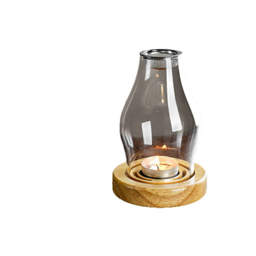 zensoullab Chinese Incense Burner Glass Incense Burner Agarwood Sandalwood Natural Incense Aromatherapy Incense Burner Candle Incense Lamp Incense Burner