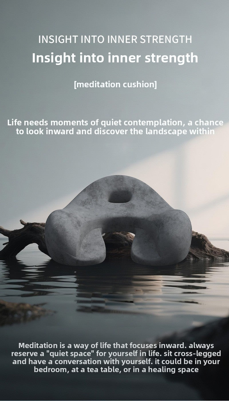 zensoullab Meditation Cushion Meditation Yoga Mat Leg Cushion Floor Cushion Long Sitting Non-Collapsing Sofa Reading Leisure Cushion