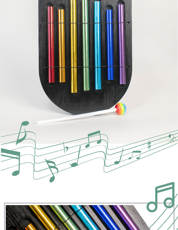 Zensoullab Colorful Sound Beam Meditation Chord Seven Tone Beam Yoga Chanting Music Accompaniment Percussion and String Beam Piano Small Musical Instrument