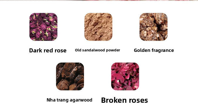 zensoullab Argentina Incense Rose Osmanthus Petal Incense Fragrant Incense Azalea Sandalwood Saffron Incense Sticks Home Use