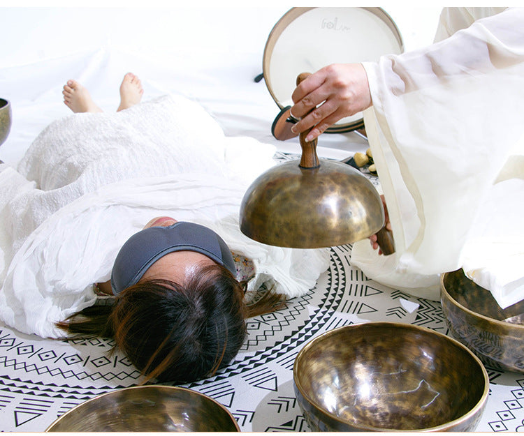 Zensoullab Nepal Hand-Held Himalaya Bowl Stick Detachable Meditation Yoga Healing Buddha Sound Bowl Xizang Himalaya Bowl Bowl