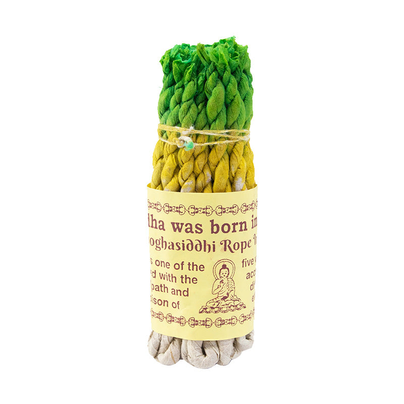 zensoullab Nepal Handmade Plant Incense Powder Rope Incense Meditation Thread Incense Woven Indoor Healing Air Purification Aromatherapy