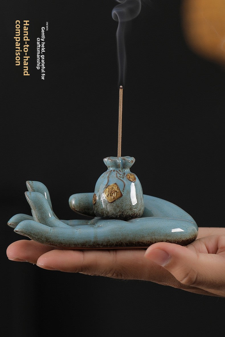 zensoullab Handheld Money Incense Burner