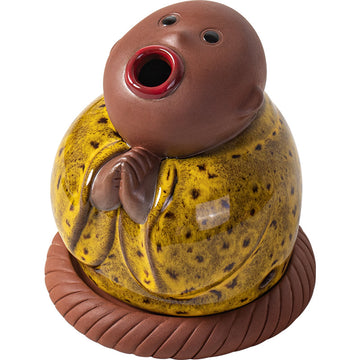 zensoullab Creative Little Monk Incense Burner Cute Aromatherapy Burner Ornament Zen Style Home Indoor Agarwood Sandalwood Incense Burner Incense Box