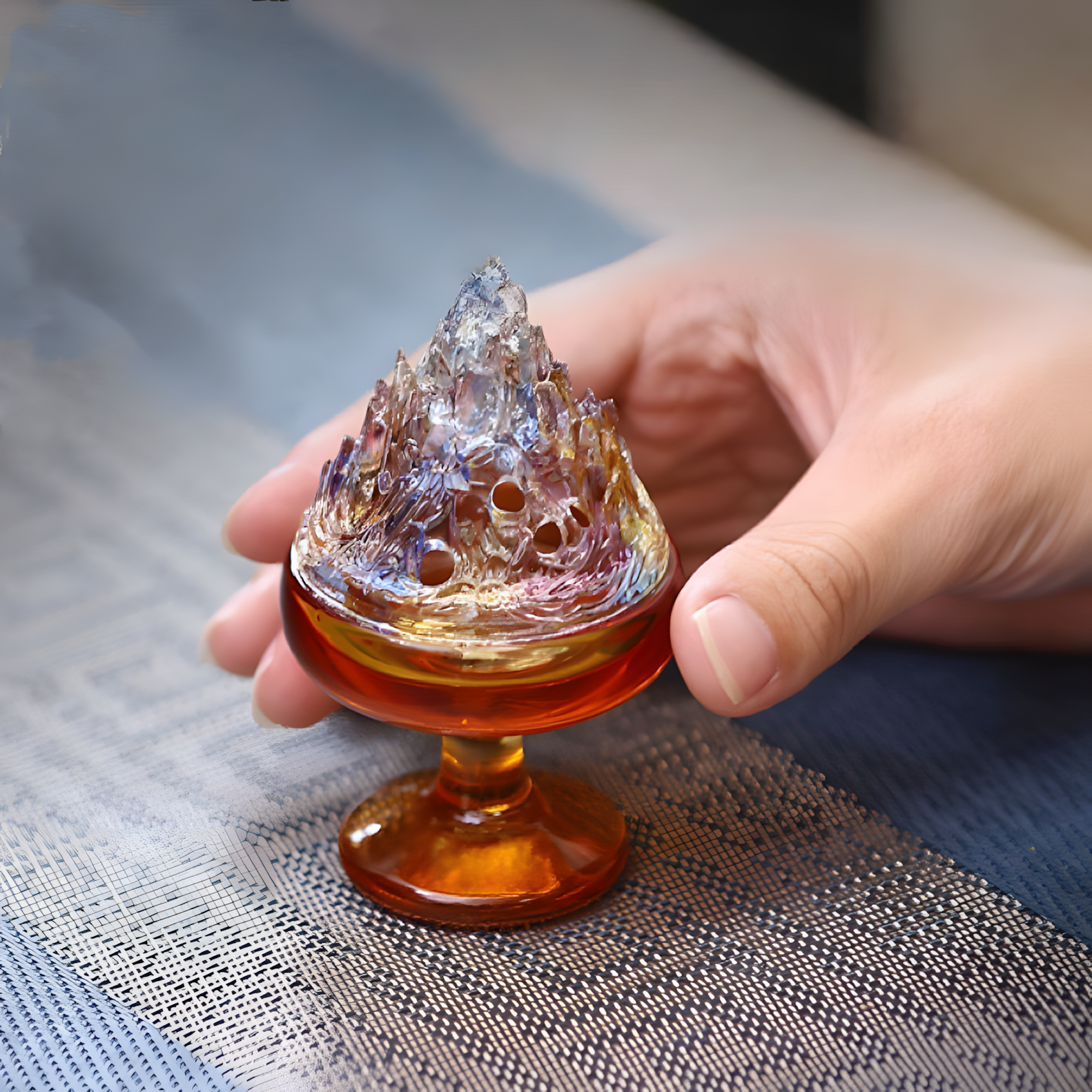 Zensoullab《Mount of Serenity 》 | Meditation & Tea Companion Incense Holder