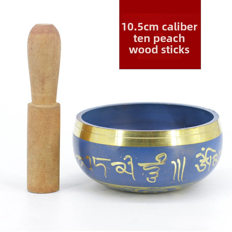 zensoullab Nepal Handmade Buddha Sound Bowl Chanting Bowl Singing Bowl Yoga Meditation Bowl Copper Chime Ritual Bowl Healing Buddha Sound Bowl