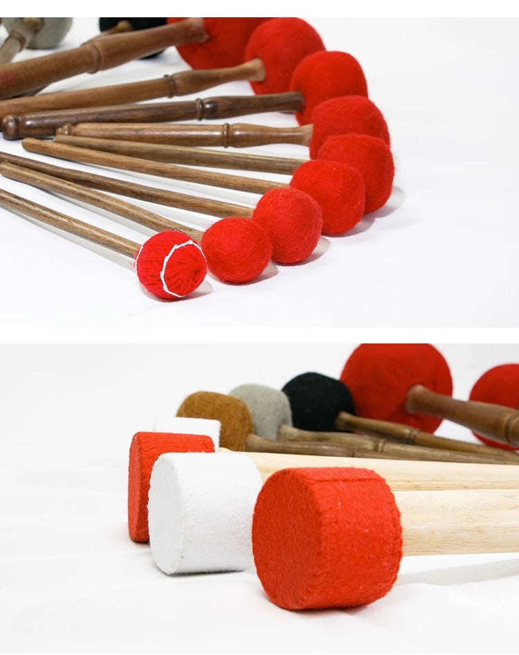 zensoullab Nepal Handmade Wool Felt Knocking Stick Tibetan Singing Bowl Mallet Sound Therapy Buddha Sound Bowl Accessories Buddha Sound Bowl Stick Hammer