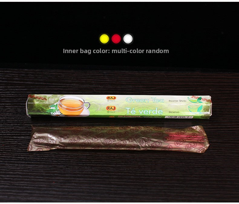 zensoullab Indian Incense Green Tea en Tea Authentic Indian Original Imported Handmade Aromatherapy Incense Stick 843